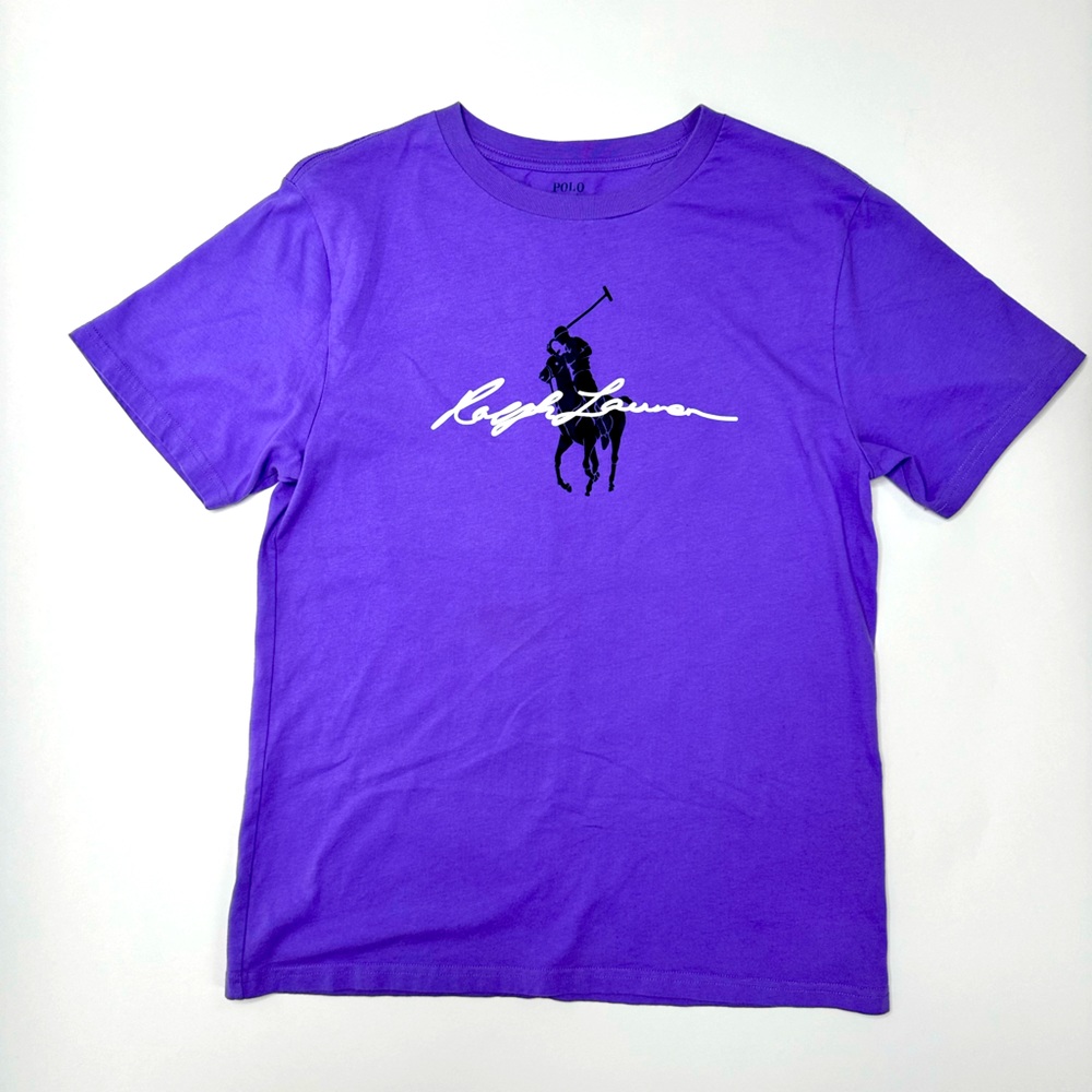Big Kids, “POLO RALPH LAUREN” Graphic Tee.